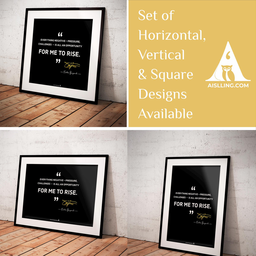 Aislling — Kobe Bryant Mamba Mentality Quotes, NBA Sports, Printable NBA Poster, Teenager kid basketball gi... | Aislling printable
