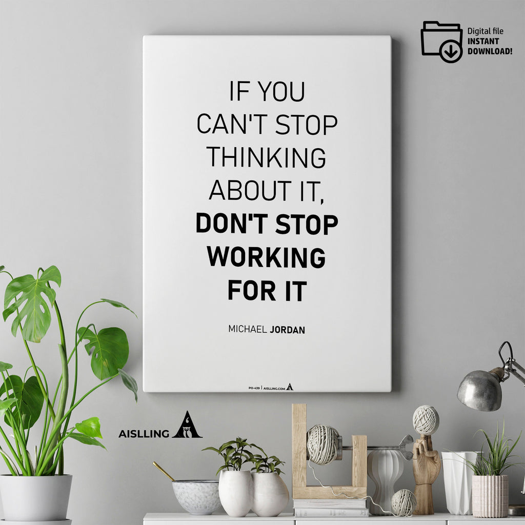 Aislling — Michael Jordan Inspirational Quotes, Basketball Wall Art | Instant Digital Download | Aislling printable