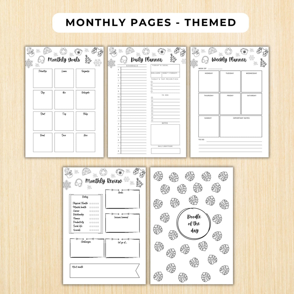 Budget Tracker — Printable Planner Bundle, May 2026 Journal, Habit Mood Tracker, Weekly Daily Monthly, Life... | Mindfulness printable