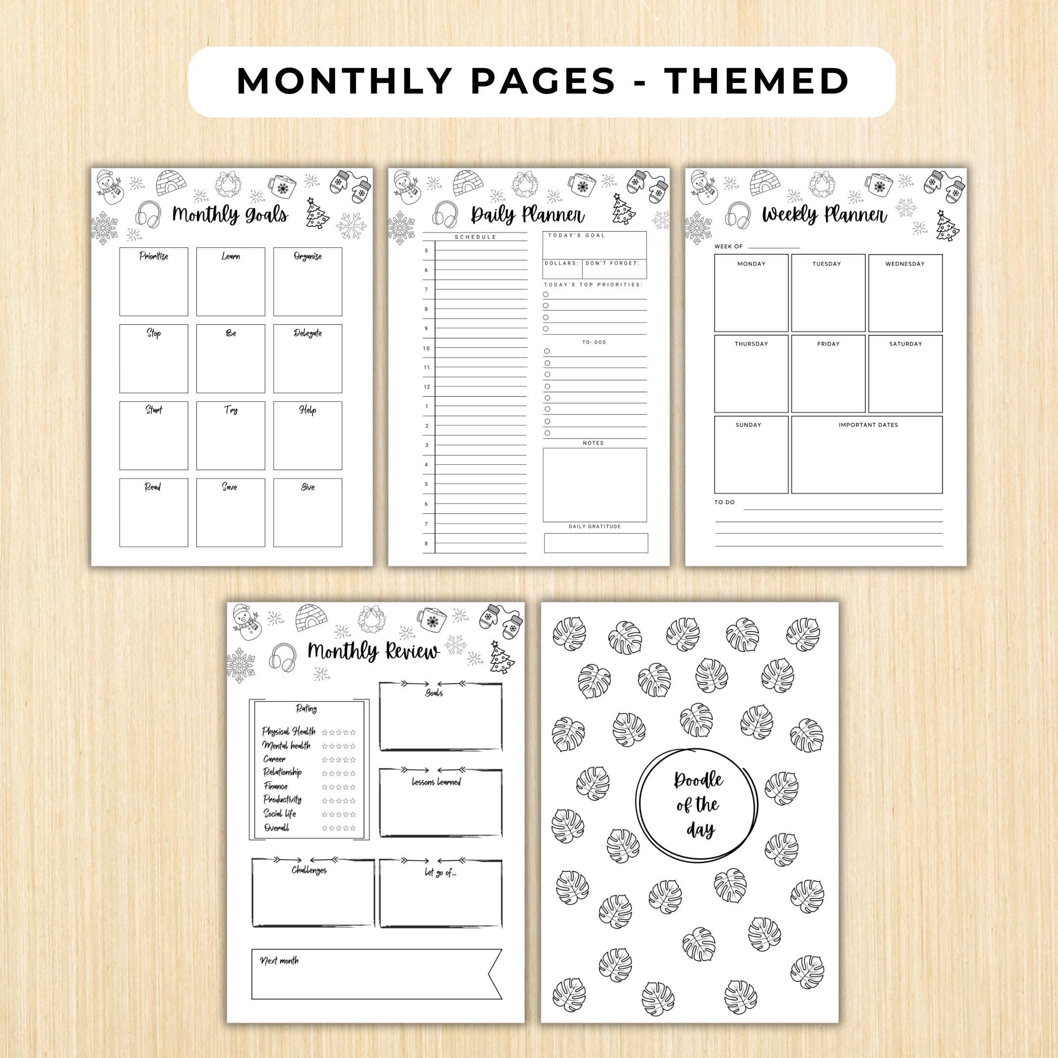 Budget Tracker — Printable Planner Bundle, May 2026 Journal, Habit Mood Tracker, Weekly Daily Monthly, Life... | Mindfulness printable