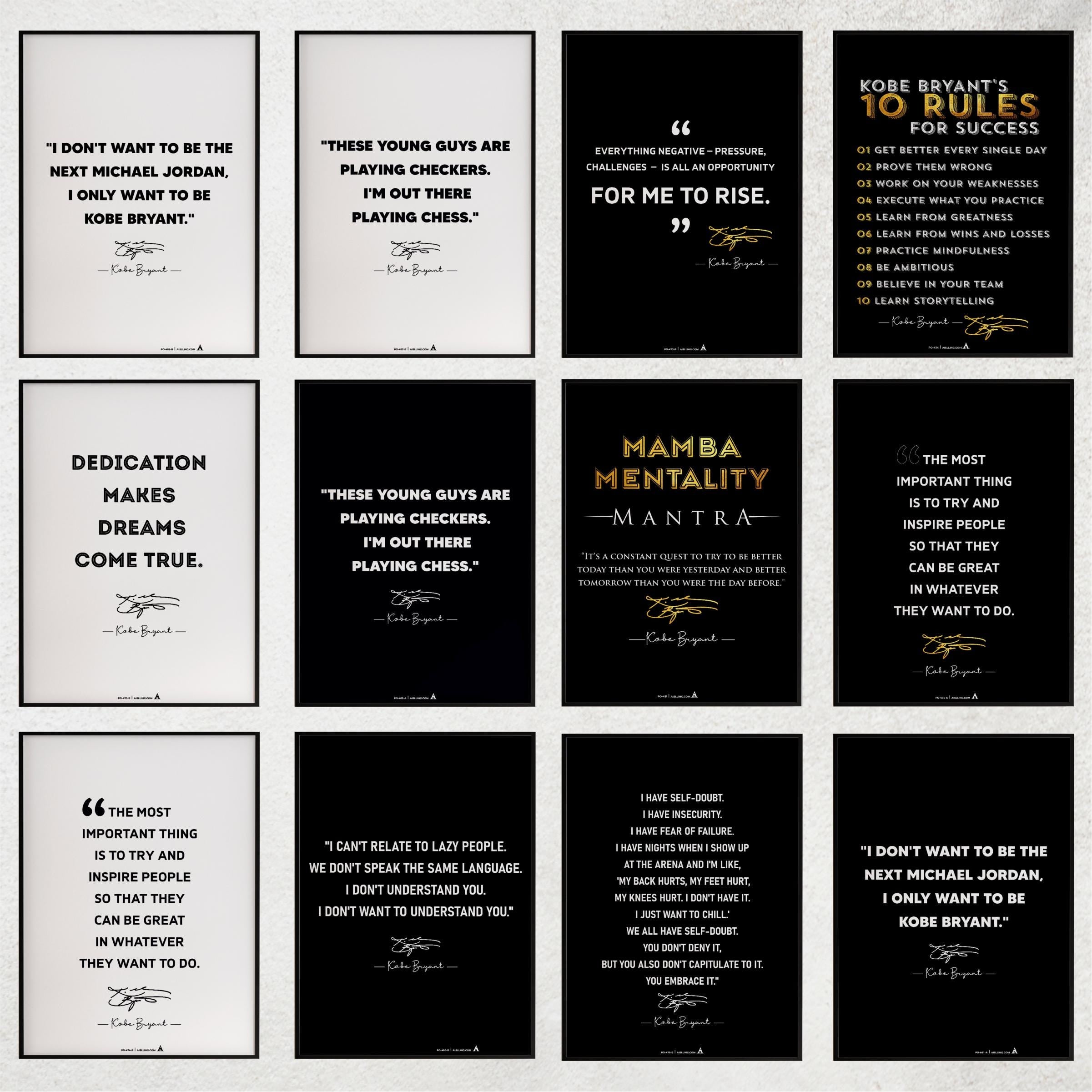 Digital Quote Print — Motivational Quotes Print Set, Inspirational Quote for Motivation Office Prints, Succ... | Aislling printable
