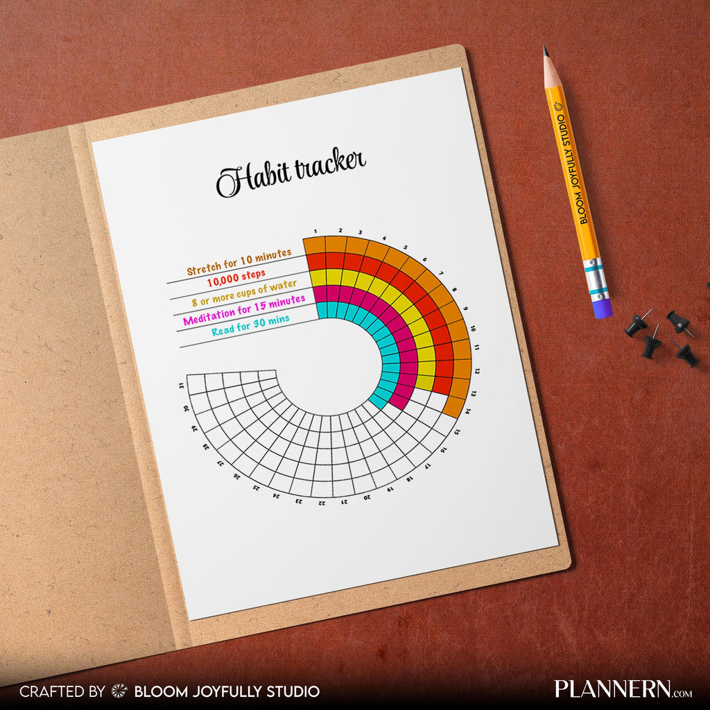 Build Better Habits — Habit Tracker PRINTABLE, Monthly Goal Tracker, Daily & Monthly Habit Tracker, Health ... | Nutri Track printable