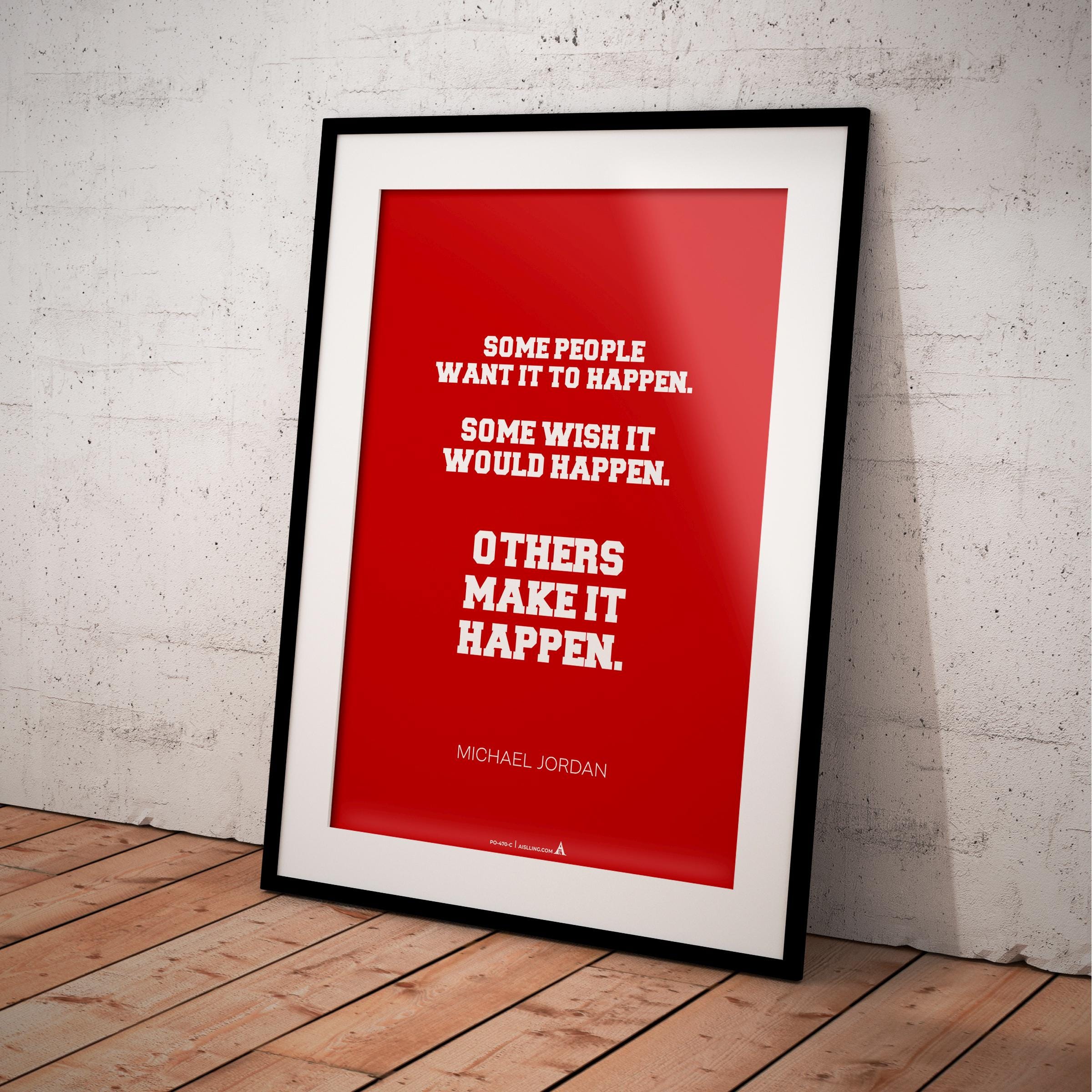 Aislling — Michael Jordan Motivational Quote Poster: NBA Sports Art (Digital Download) | Aislling printable