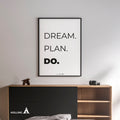 Aislling — DREAM PLAN DO, Quote Poster Printable Inspirational Quote Poster Motivational Art Famous Quotes | Aislling printable