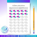 Budget Planner — Valentine's Savings Tracker PRINTABLE, Valentine's Fund Tracker, Gift Savings Planner, Bud... | Bloom Joyfully printable