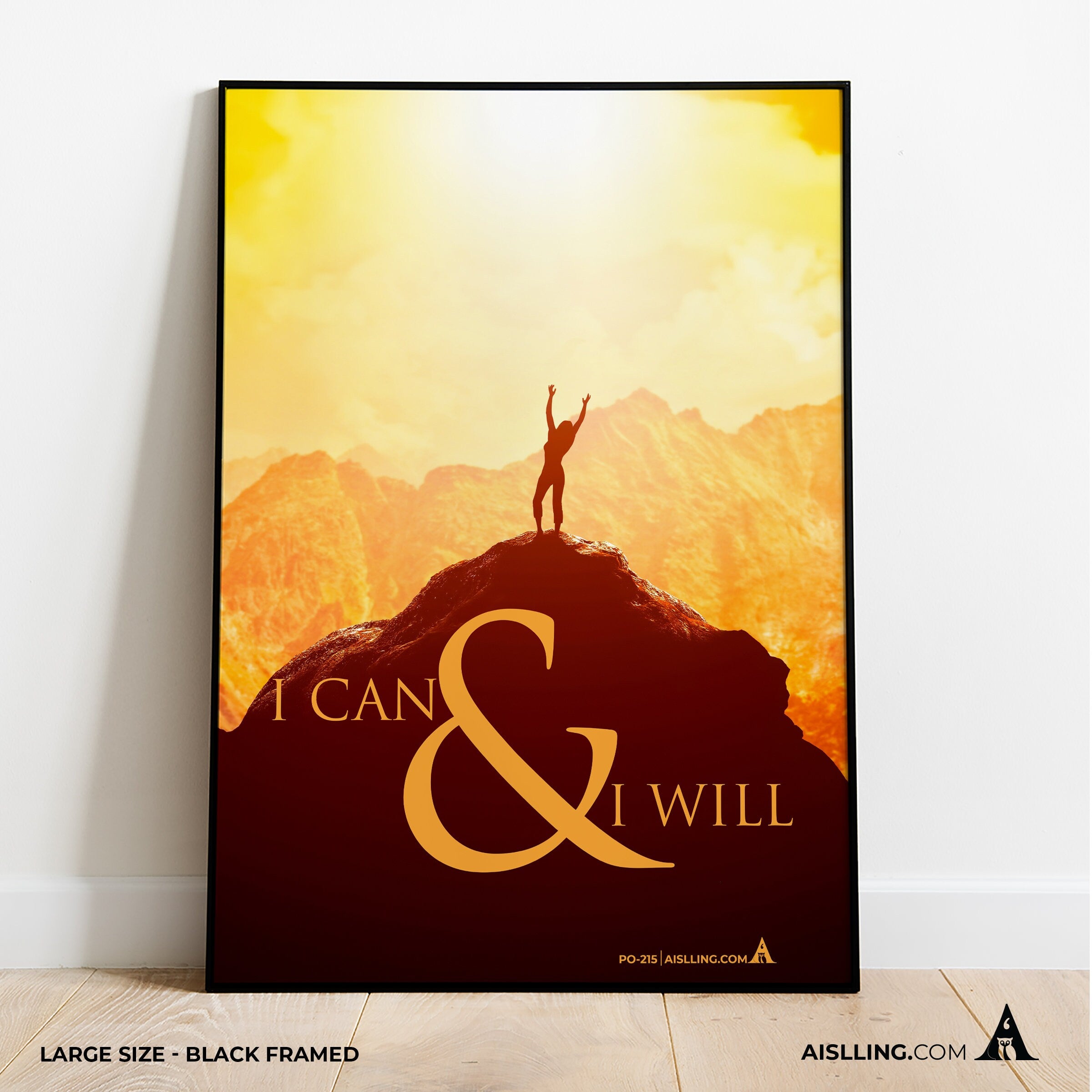 Aislling — I can & I will, Quote Poster Printables Inspirational Quote Poster Motivational Art Famous Quotes | Aislling printable