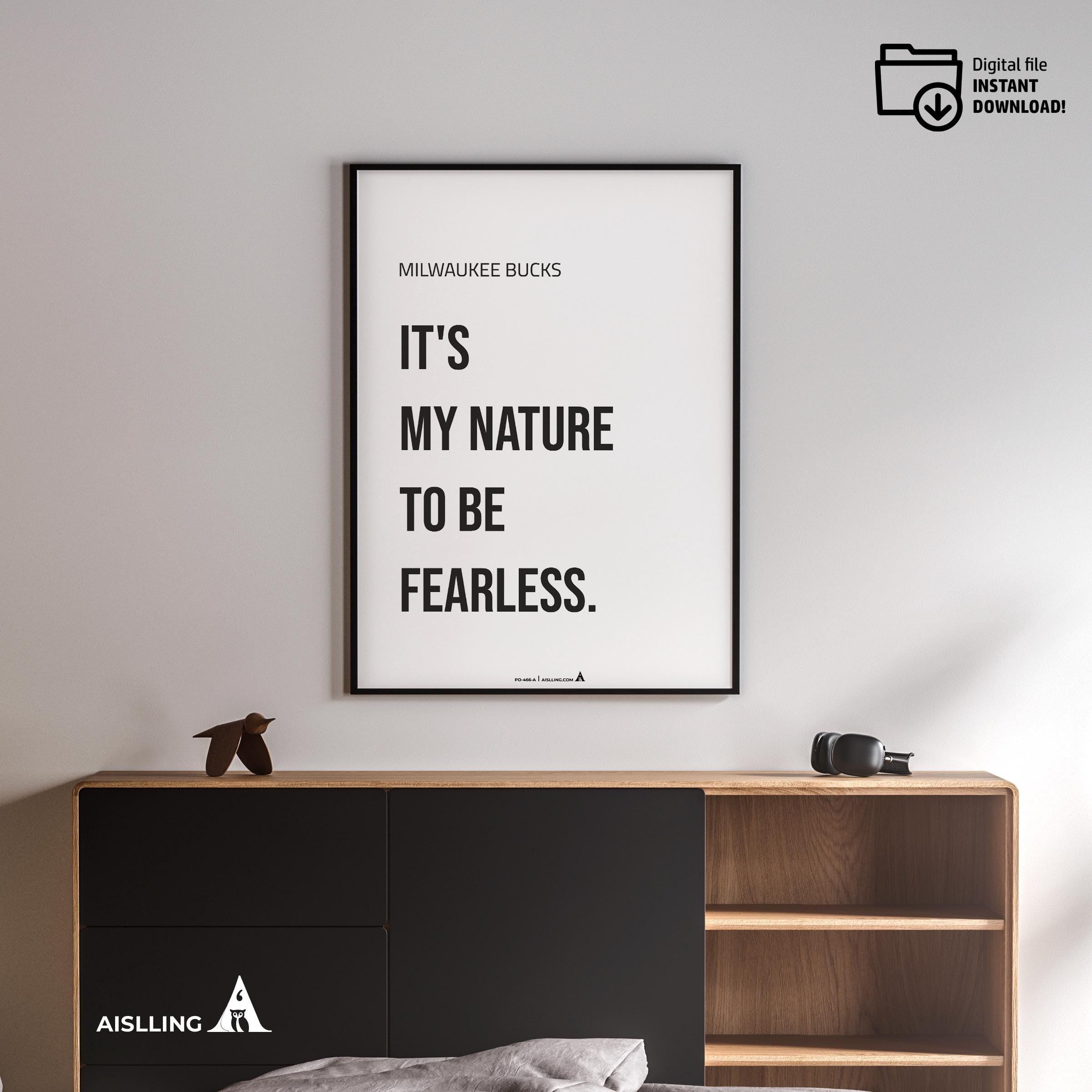 Aislling — Digital Printable Wall Art Inspirational Quotes Jordan Mentality Poster Basketball Quote Milwauk... | Aislling printable
