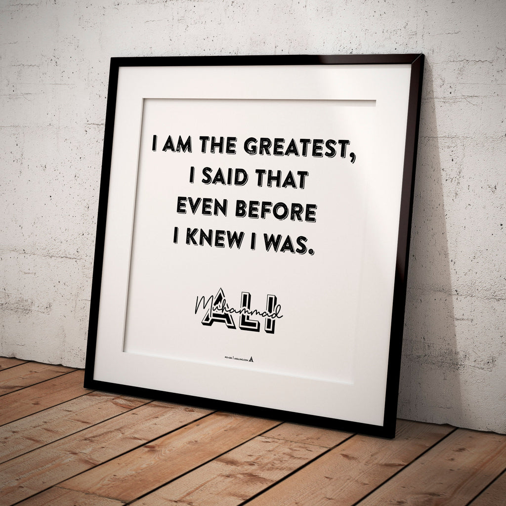 Aislling — Muhammad Ali Poster Quote Boxing Sports Quotes Posters Decorations Growth Mindset Décor Classroo... | Aislling printable