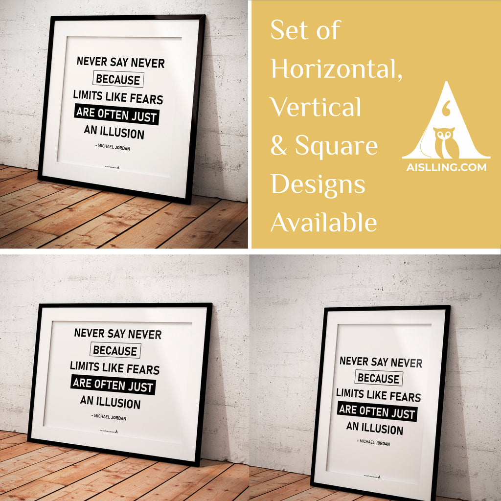 Aislling — Digital Printable Wall Art, Michael Jordan Quotes Printable Wall Art, Inspirational Digital Down... | Aislling printable