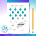 Budget Printable — Rainy Day Savings Tracker PRINTABLE, Emergency Savings tracker, Savings Goal Planner, Bu... | Bloom Joyfully printable