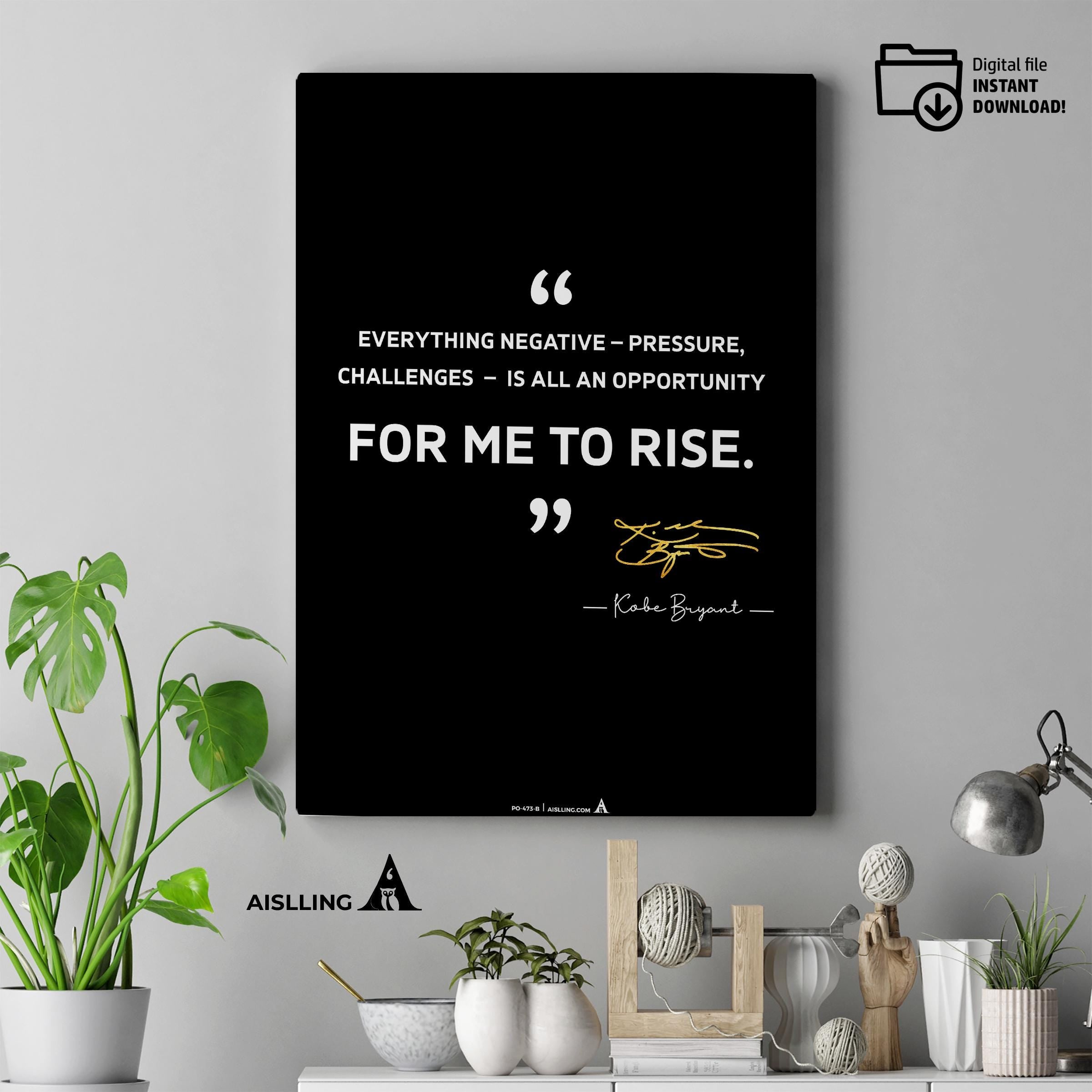 Aislling — Kobe Bryant Mamba Mentality Quotes, NBA Sports, Printable NBA Poster, Teenager kid basketball gi... | Aislling printable