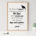 Aislling — Hope and a Future, Graduation Poster Printable Inspirational Quote Motivational Art Famous Quote... | Aislling printable