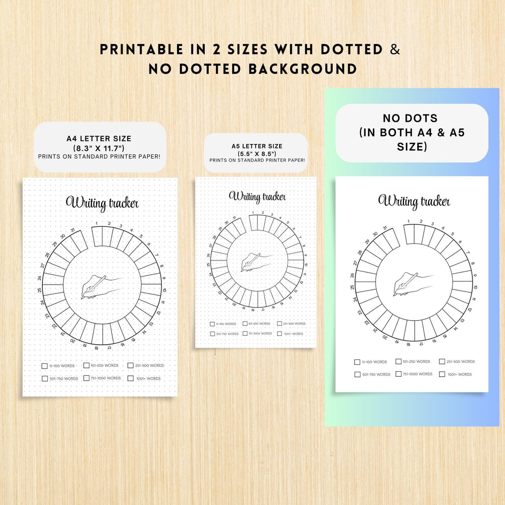 Author Planner — Writing Tracker Printable, Daily Word Count Log, Writing Progress Planner, Printable Plann... | Aislling printable