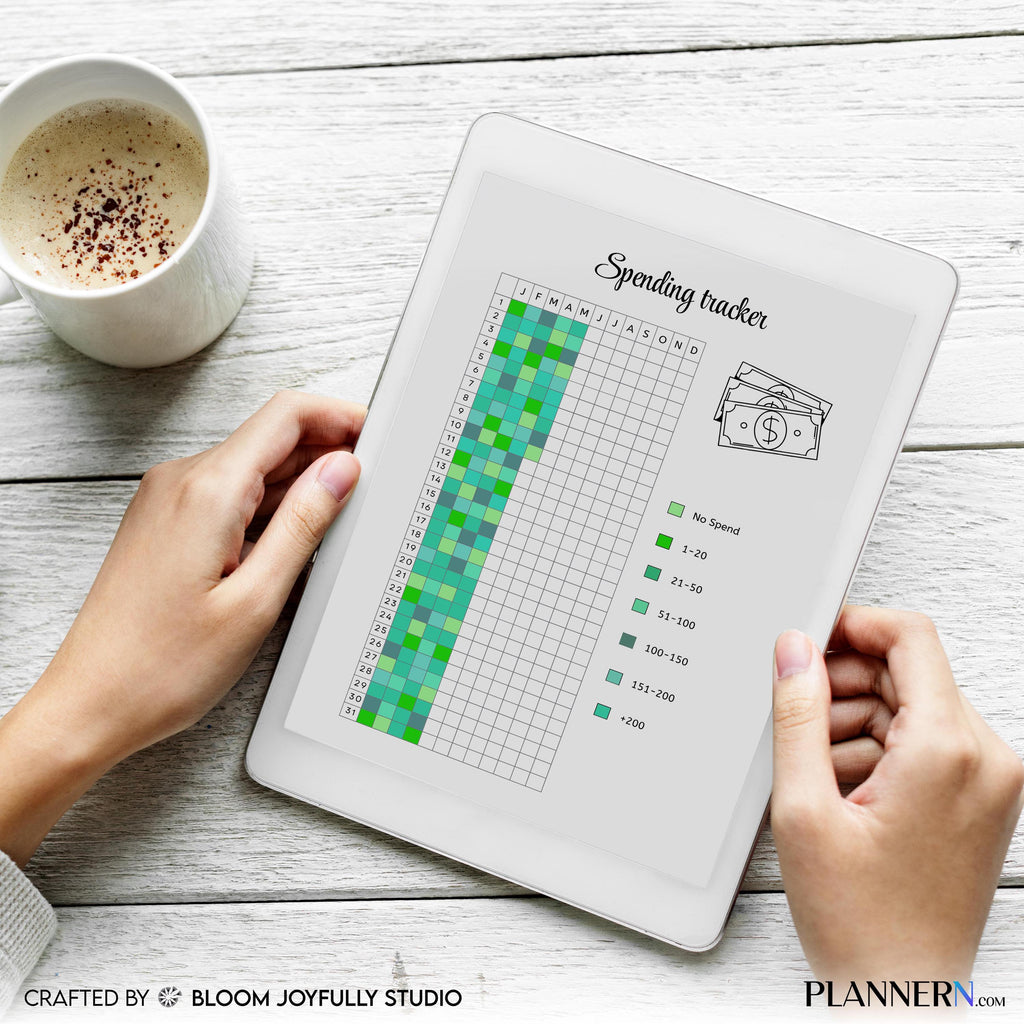 Budget Planner — Spending Tracker PRINTABLE, Finance Tracker, Expense Tracker, Money Spending, Money Log, P... | Bloom Joyfully printable