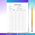 Budget Binder — Sinking Funds Tracker PRINTABLE, Savings Tracker, Sinking Funds Log, Savings Goal, Savings ... | Bloom Joyfully printable