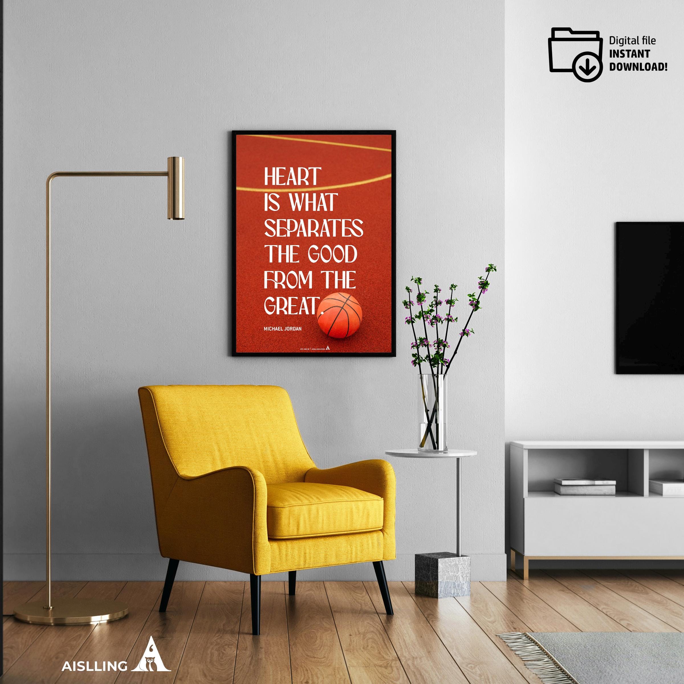 Aislling — Michael Jordan Quotes Digital Printable Wall Art Inspirational Quotes Jordan Mentality Poster Ba... | Aislling printable