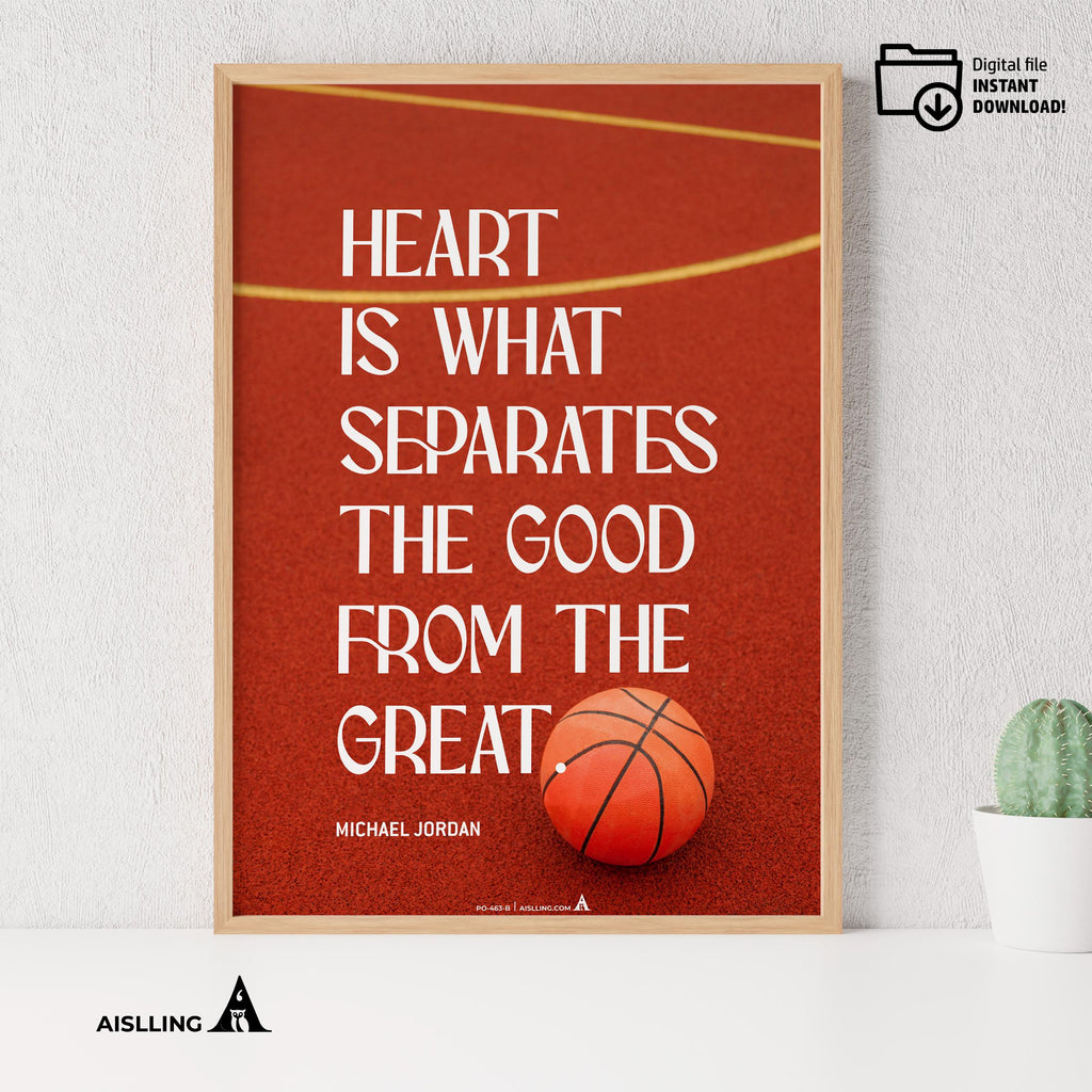 Aislling — Michael Jordan Quotes Digital Printable Wall Art Inspirational Quotes Jordan Mentality Poster Ba... | Aislling printable