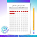 Budget Planner — Christmas Savings Tracker PRINTABLE, Christmas Fund Tracker, Holiday Savings Planner, Chri... | Bloom Joyfully printable