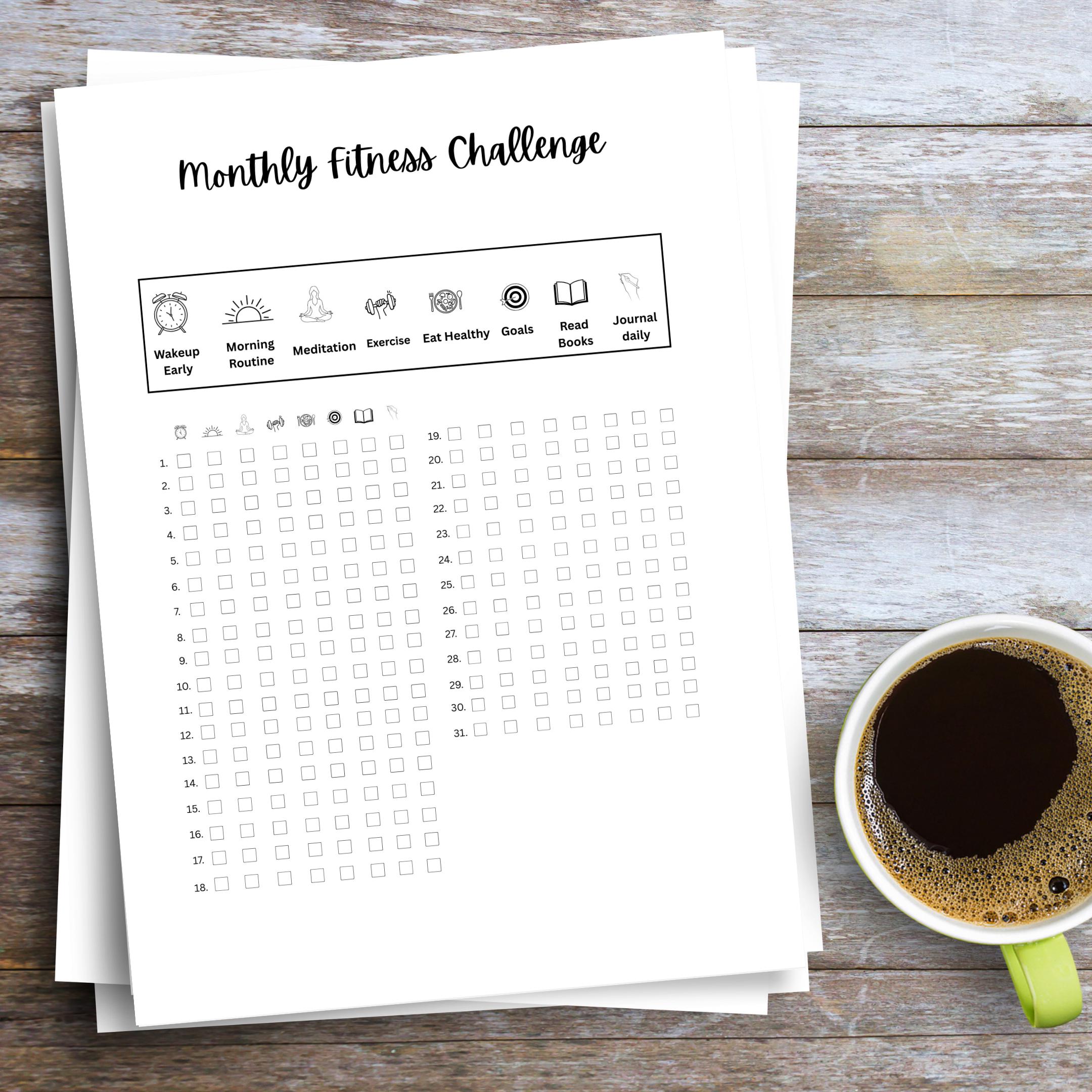 Digital Fitness — FITNESS Tracker Printable Bundle, Fitness and Wellness Tracker, Weightloss Tracker Bundle... | Nutri Track printable