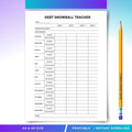 Budget Planner — Debt Payment Tracker PRINTABLE, Money Planner, Financial Planner, Debt Snowball Tracker, B... | Bloom Joyfully printable