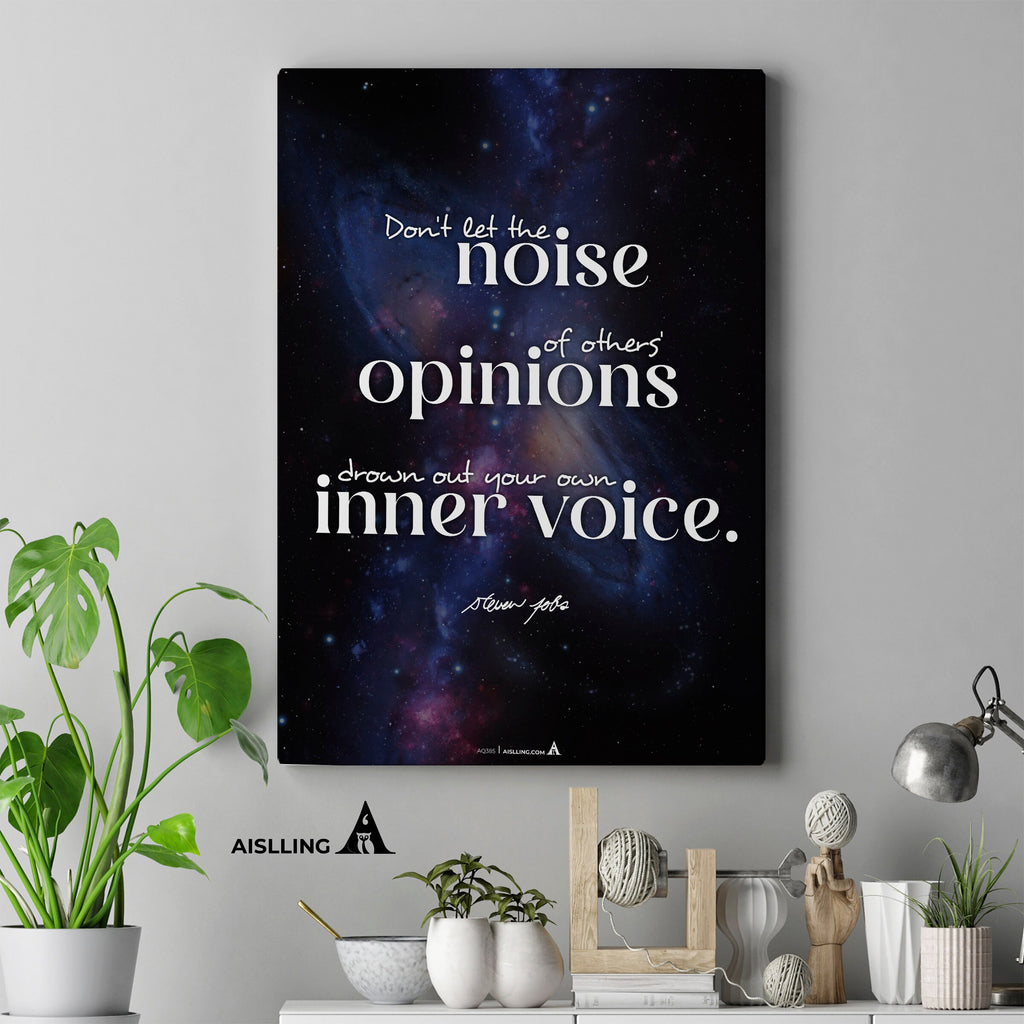 Aislling — Don't let the noise of others, Steve Jobs Quote Poster Printables, Inspirational Quote Poster, M... | Aislling printable