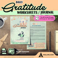 Adhd Worksheets — The Gratitude Journal worksheet begins with a one, page info sheet followed by several pa... | Mindfulness printable
