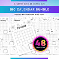 2026 Planner — 2026 BIG CALENDAR Bundle, Digital Planner Pages, Printable CALENDAR Planner, Printable Journ... | Bloom Joyfully printable