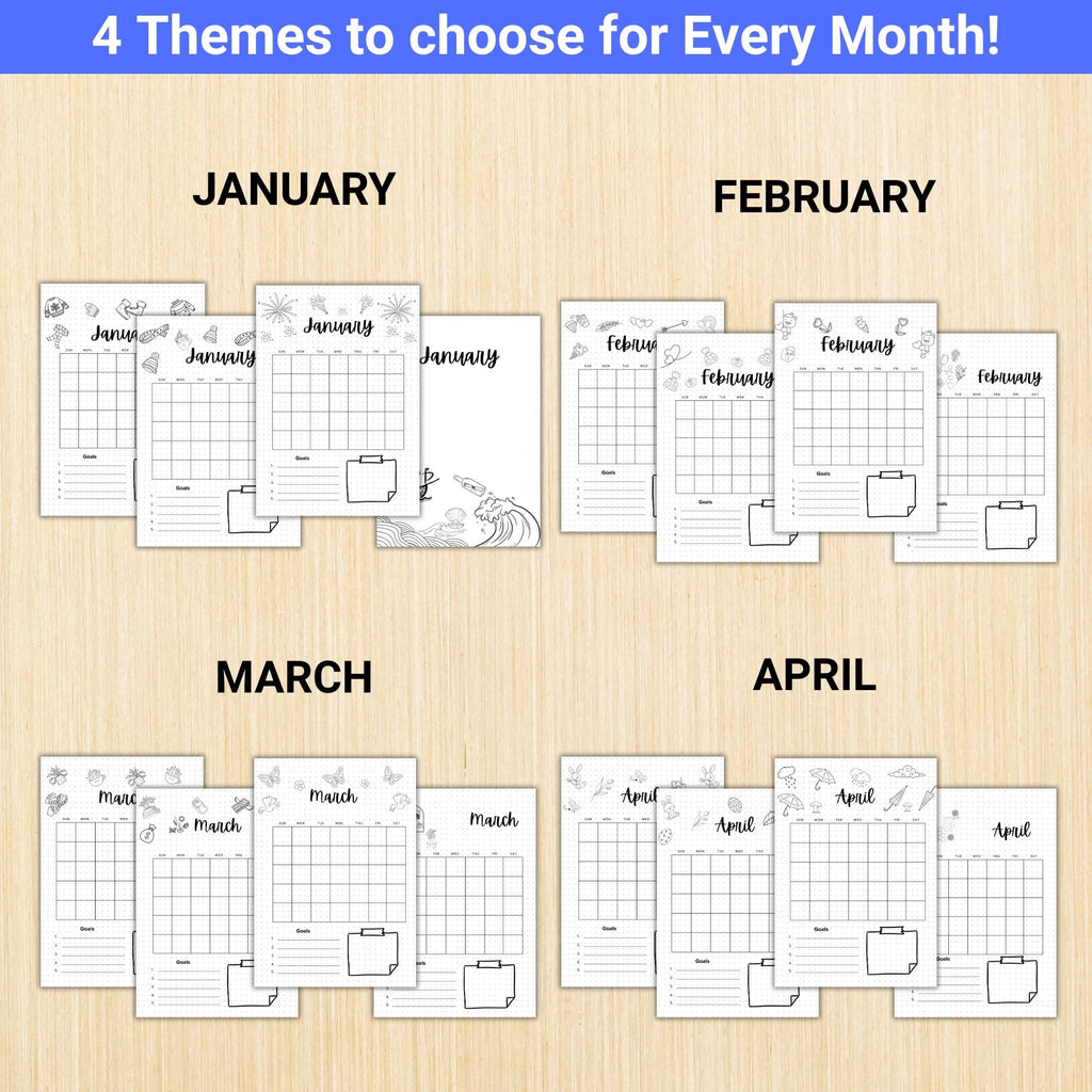 2026 Planner — 2026 BIG CALENDAR Bundle, Digital Planner Pages, Printable CALENDAR Planner, Printable Journ... | Bloom Joyfully printable