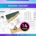 Book Cover Page — READING JOURNAL BUNDLE, Book Reading Tracker, Reading Tracker Printable, Digital Planner ... | Bloom Joyfully printable