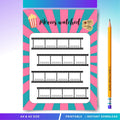 Digital Movie Track — Movies Tracker PRINTABLE, Movies Watched, Film Lover Planner, Movie Log, Printable Pl... | Bloom Joyfully printable