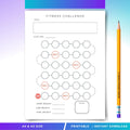 Daily Fitness — Fitness Tracker PRINTABLE, Workout Log and Fitness Planner, Fitness Game, Health and Wellne... | Nutri Track printable