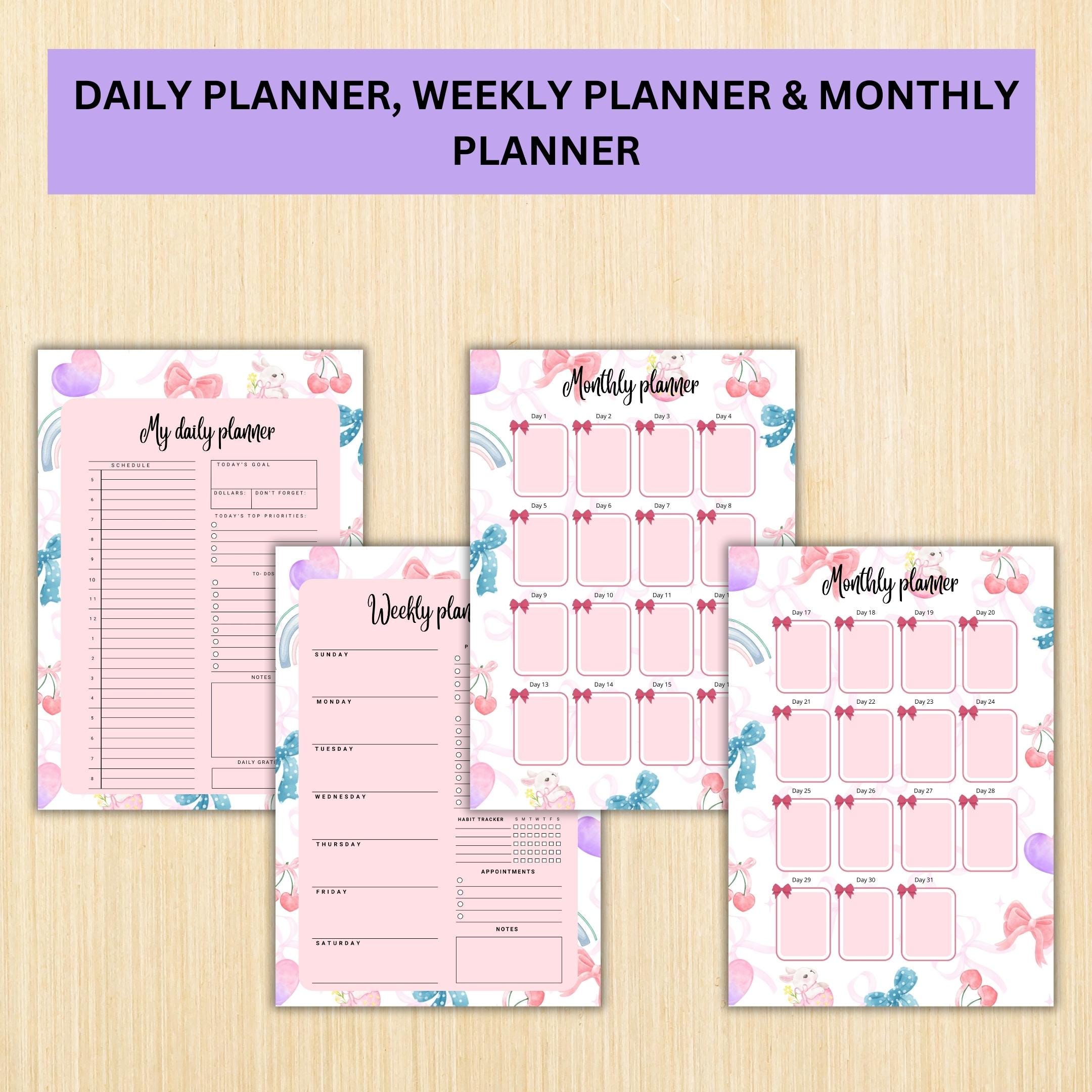 2026 Big Journal — 2026 JANUARY Planner Bundle, New Year Reset, New Year Monthly, Weekly planner, Habit, Bu... | Bloom Joyfully printable