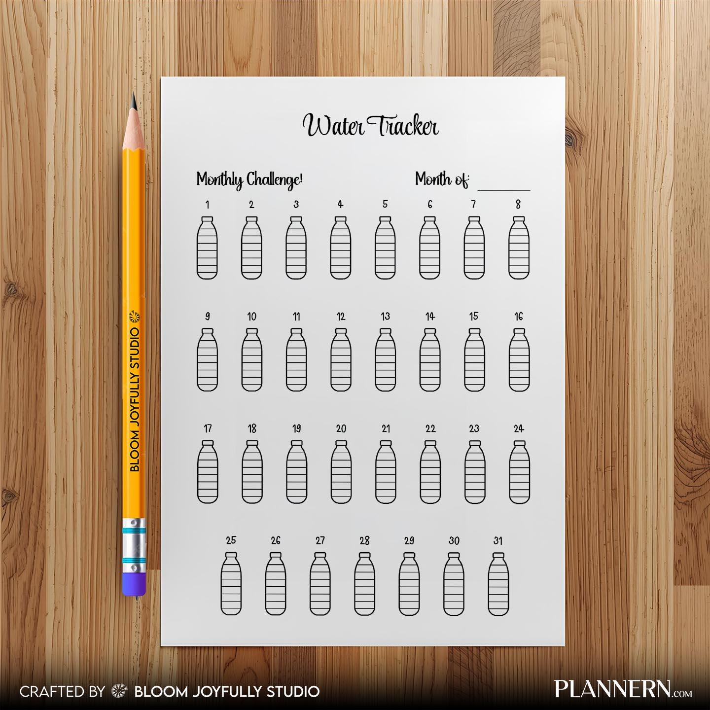 Daily Tracker — Daily Water Intake Tracker Printable, Daily Tracker, Health Tracker, Hydrate Tracker, Water... | Nutri Track printable