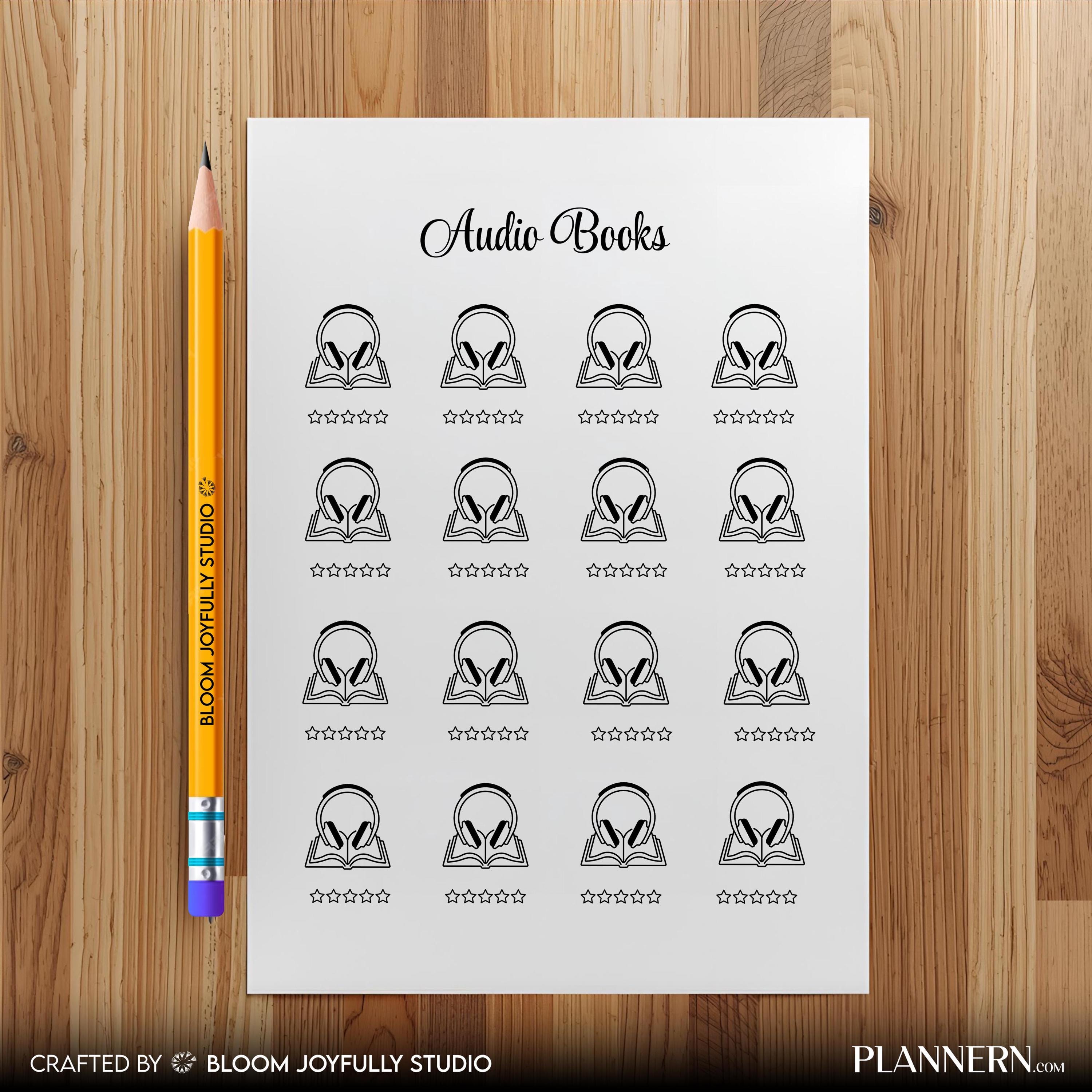 Aesthetic Planner — Book Tracker PRINTABLE, Reading Tracker, Reading Log, Habit Tracker, Book Journal, Read... | Bloom Joyfully printable