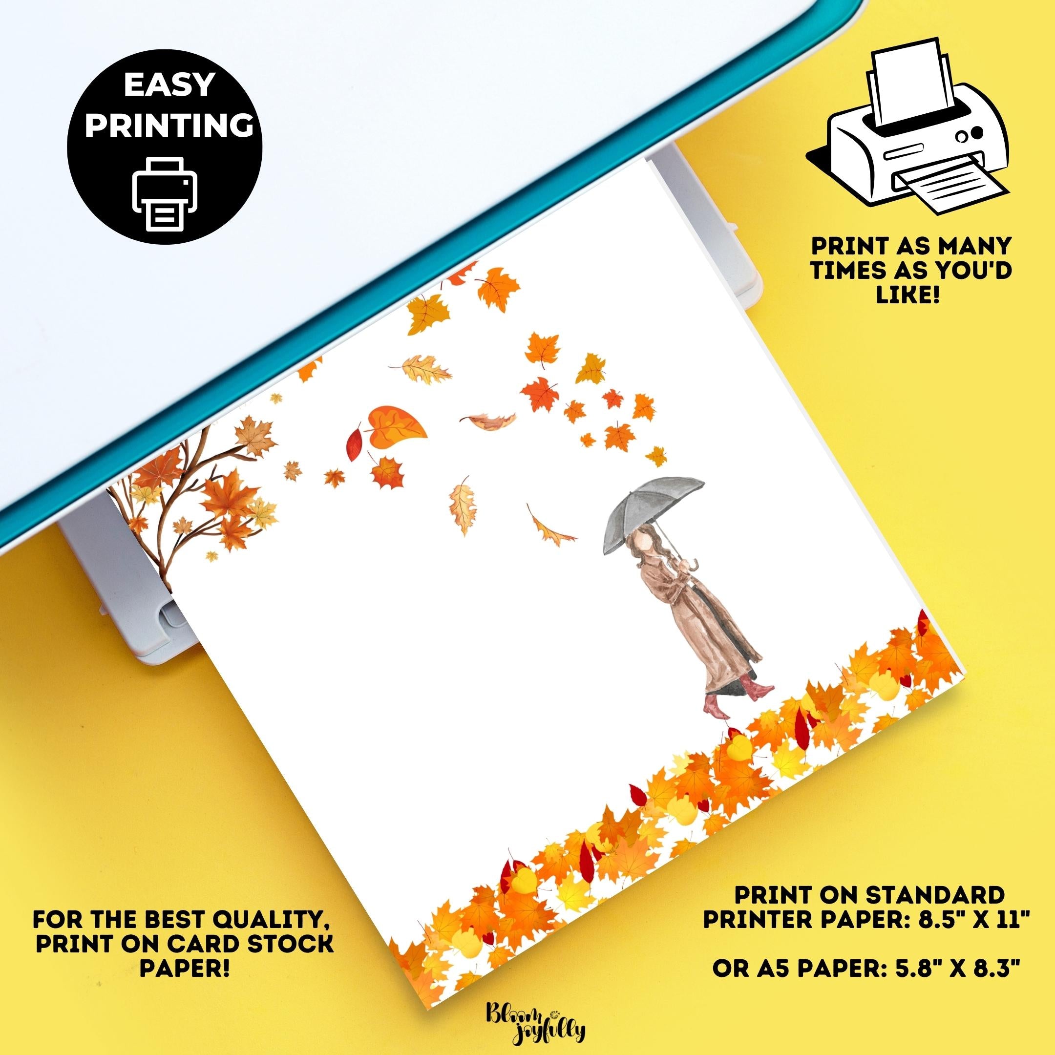 Autumn Bullet — AUTUMN Journal Bundle, Fall Planner Pages, PRINTABLE Autumn Planner, 29 Journal Pages, Fall... | Bloom Joyfully printable