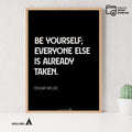 Aislling — Be yourself everyone else is already taken, Oscar Wilde Quote Poster Printable Motivational Art,... | Aislling printable