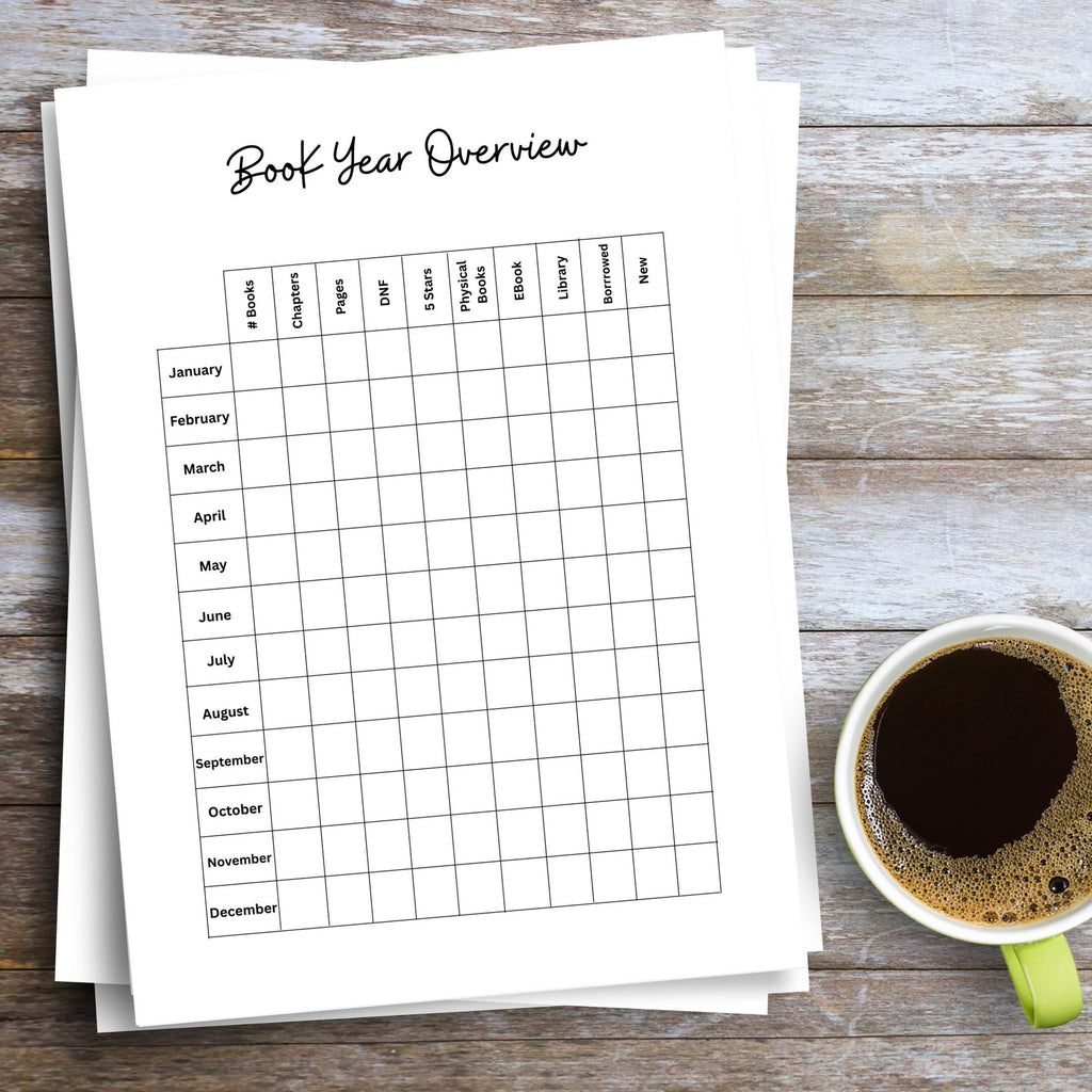 Book Challenge — Bookshelf Printable, Reading Planner, Book Tracker, Reading Log, Reading Challenge, Readin... | Bloom Joyfully printable