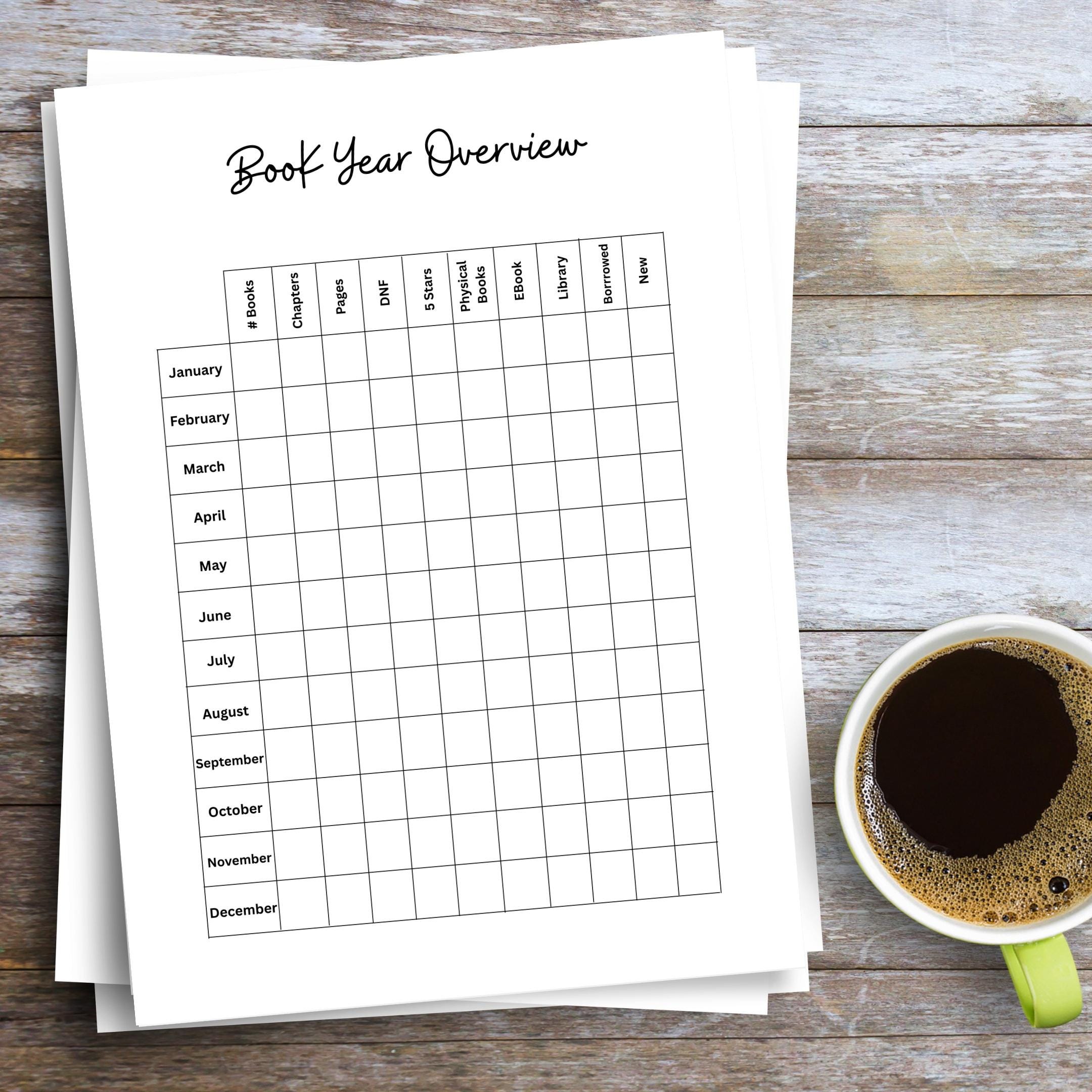 Book Challenge — Bookshelf Printable, Reading Planner, Book Tracker, Reading Log, Reading Challenge, Readin... | Bloom Joyfully printable