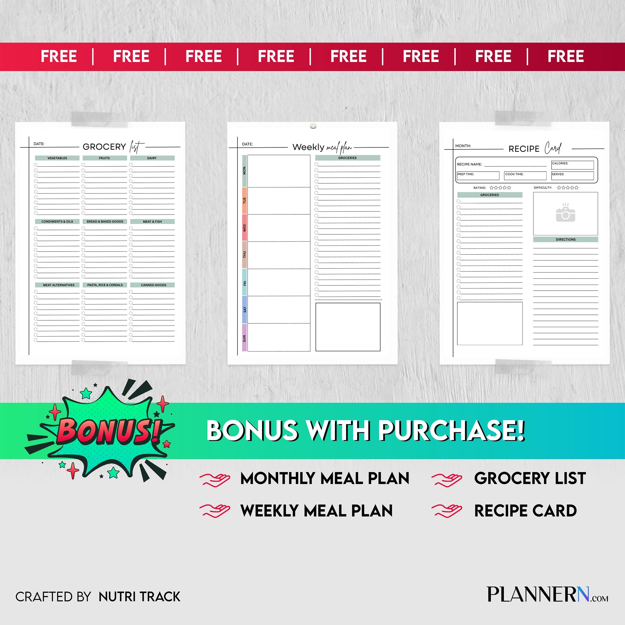 Diet Printable — Low Lectin Food List Printable, Foods to Eat & Avoid, Low Lectin Meal Plan, Lectin, Free G... | Nutri Track printable