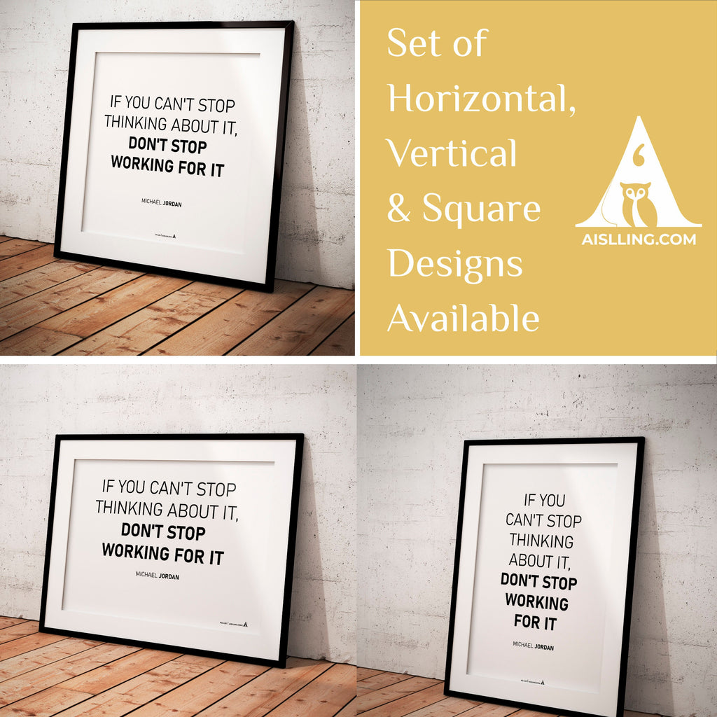 Aislling — Michael Jordan Inspirational Quotes, Basketball Wall Art | Instant Digital Download | Aislling printable