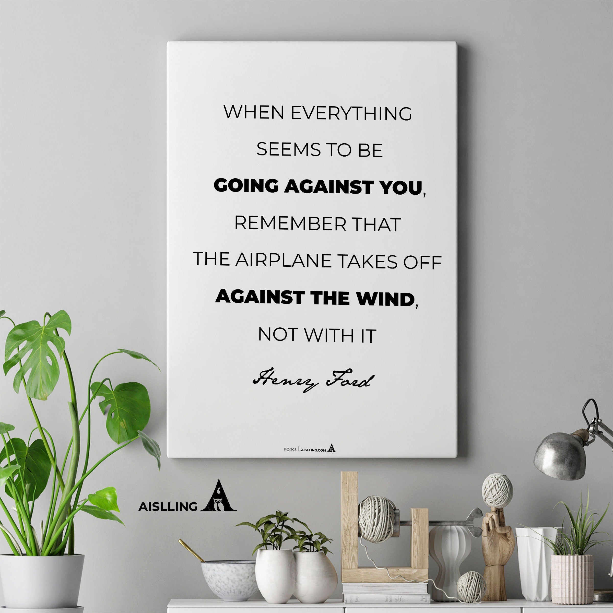 Aislling — When everything seems to be going against you, Henry Ford Quote Poster Printables Inspirational ... | Aislling printable