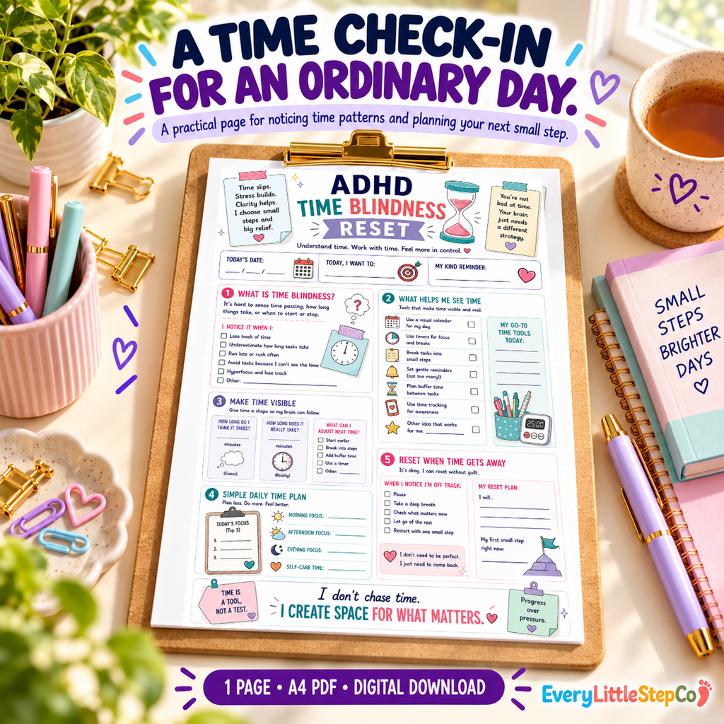 ED-093 Lifestyle Hero — original worksheet in generated mockup