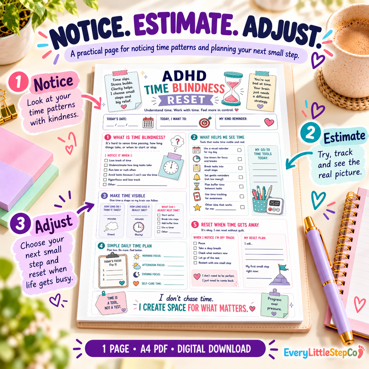 ED-093 How It Works — original worksheet in generated mockup