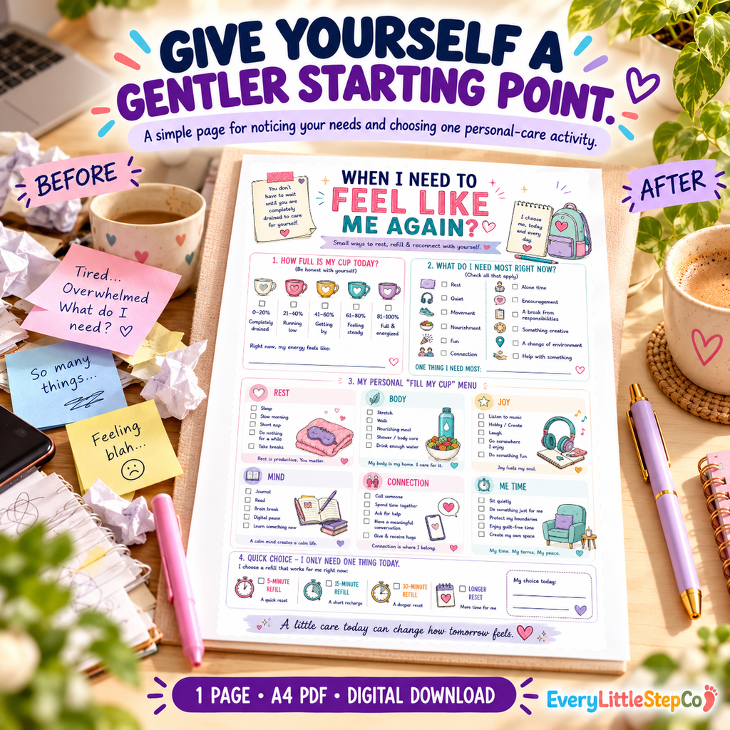 ED-095 Before After Transformation Master — original worksheet in generated mockup