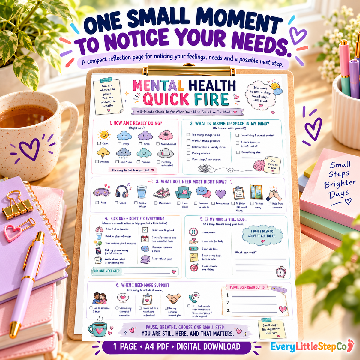 ED-096 Lifestyle Hero — original worksheet in generated mockup