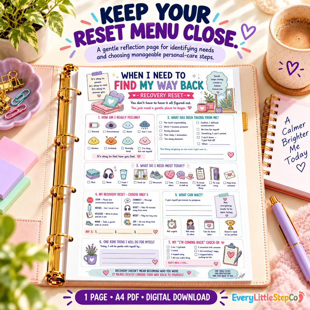 ED-097 Premium Ring Binder Cover Feature — original worksheet in generated mockup