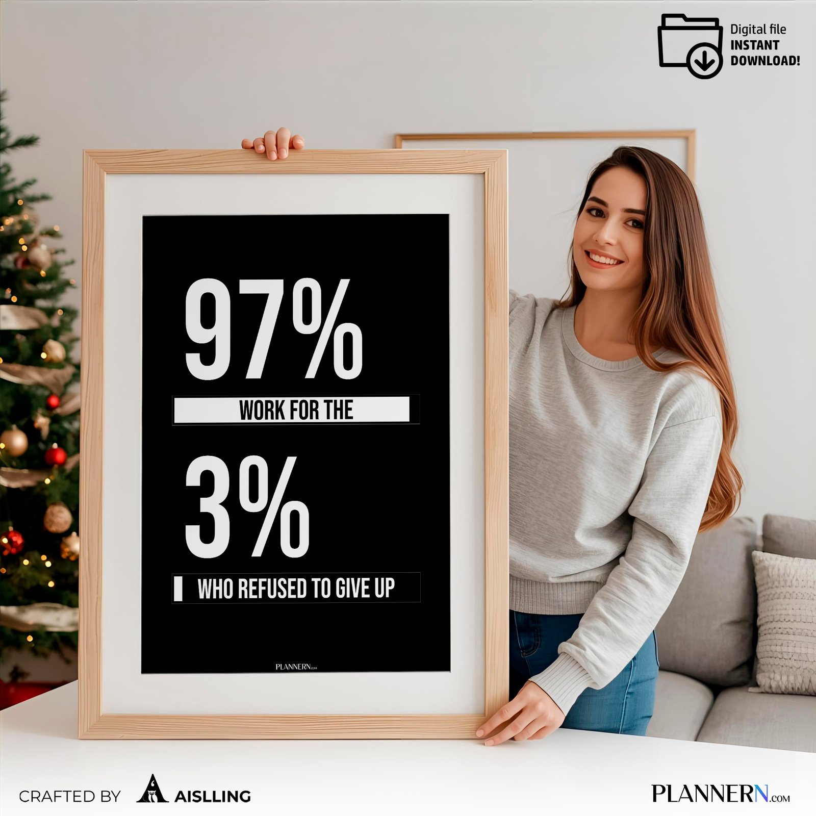 97% work for the 3% who refused to give up