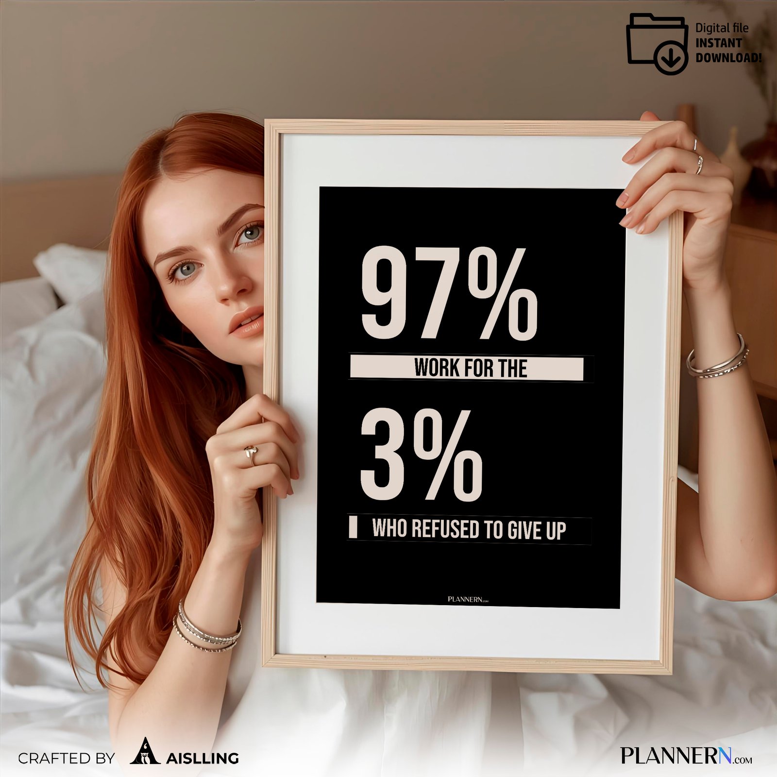 97% work for the 3% who refused to give up