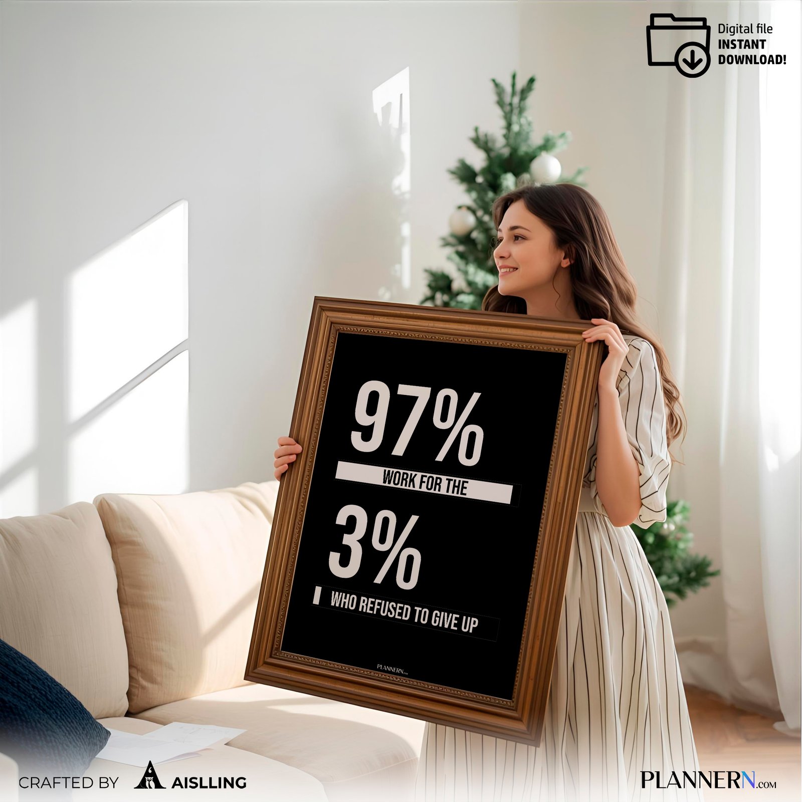 97% work for the 3% who refused to give up