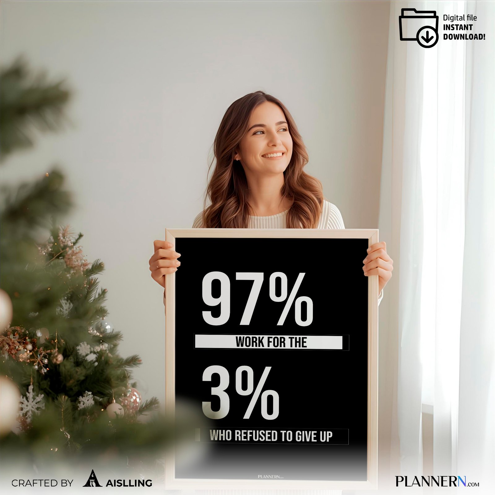 97% work for the 3% who refused to give up